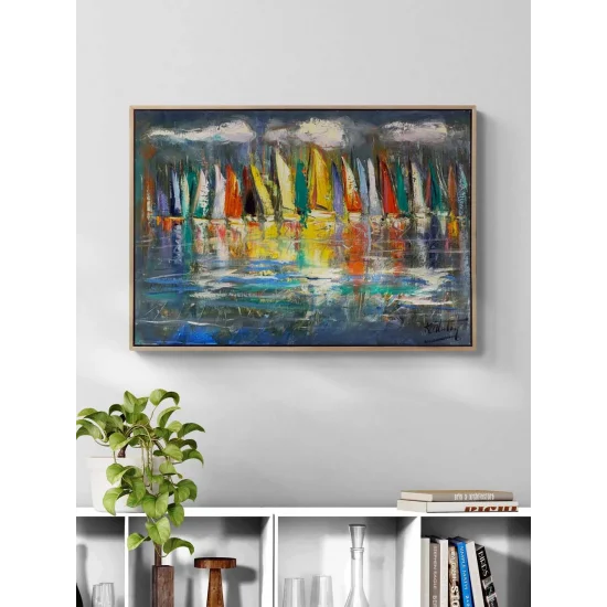 Time to Sail Oil Painting