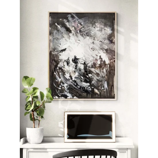 Zaferin Gölgesi Yağlı Boya Tablosu