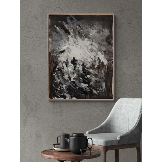 Zaferin Gölgesi Yağlı Boya Tablosu