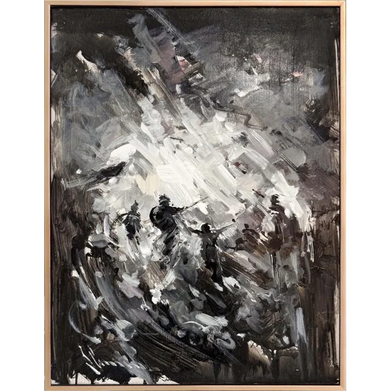 Zaferin Gölgesi Yağlı Boya Tablosu