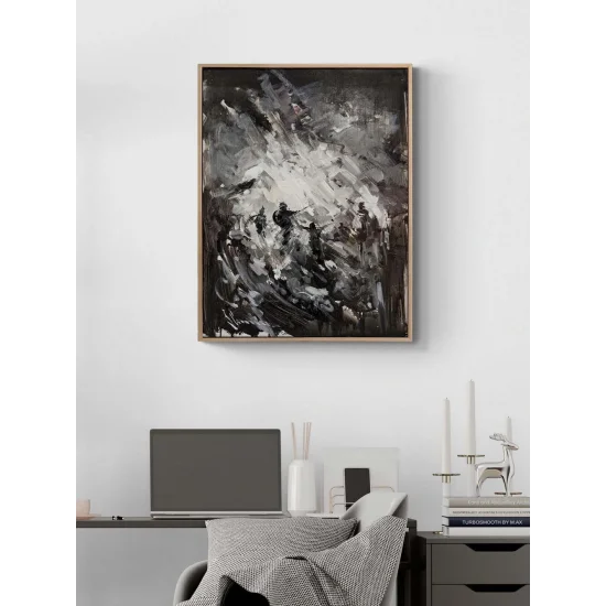 Zaferin Gölgesi Yağlı Boya Tablosu