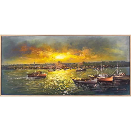 Istanbul Against Time Oil Painting
