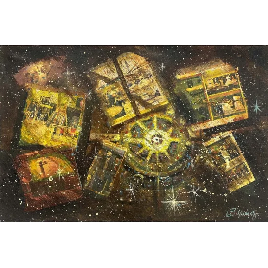 Galaxy of Time Oil Painting