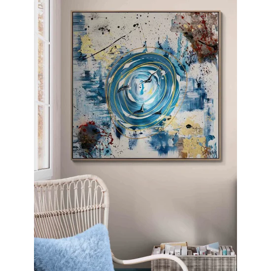 Zamanın Girdabında Yağlı Boya Tablosu