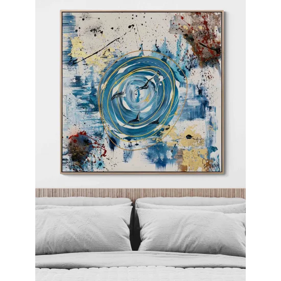 Zamanın Girdabında Yağlı Boya Tablosu