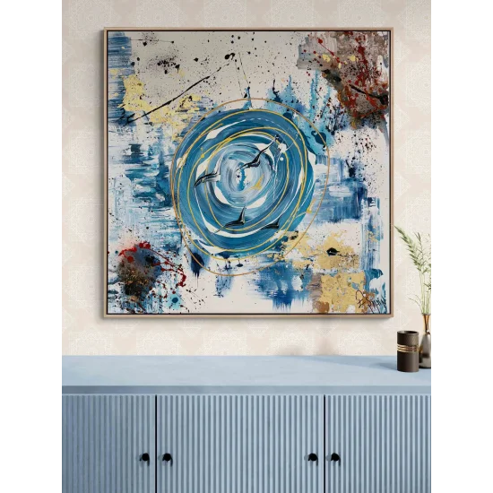 Zamanın Girdabında Yağlı Boya Tablosu