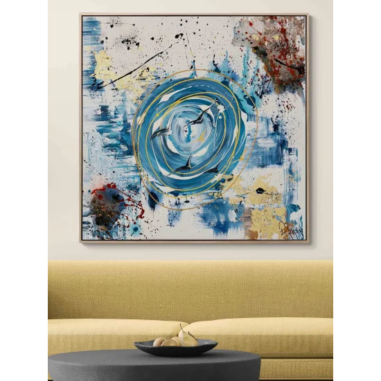 Zamanın Girdabında Yağlı Boya Tablosu