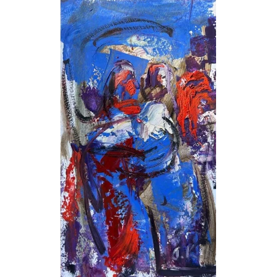 Zamanın İzinde Yağlı Boya Tablosu