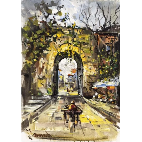 Through the Gate of Time Oil Painting