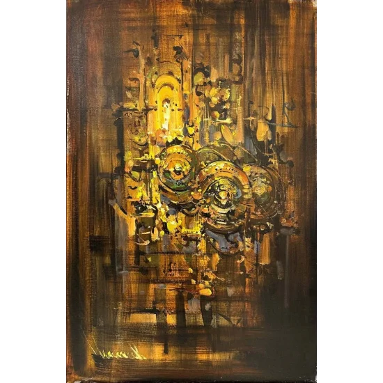 Zihnin Labirentleri Yağlı Boya Tablosu