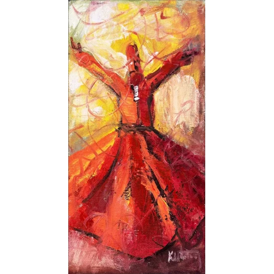 Zikirde Zaman Yağlı Boya Tablosu