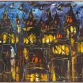 Galata Tower Rhapsody Oil Painting