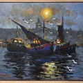 Night on the Bosphorus Oil Painting