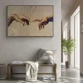 The Creation of Adam - Michelangelo Oil Painting | Simurg