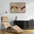 The Creation of Adam - Michelangelo Oil Painting | Simurg