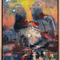 Liberated Doves Oil Painting
