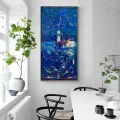 Abstract Maidens Tower Sparkles Oil Painting | simurgh