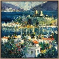 Modern Bodrum Castle Oil Painting | Simurg Art Gallery