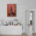 Lines of Galata Tower Oil Painting | Simurg Art Gallery