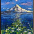 Magical Landscape of Water Lilies Oil Painting