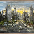Metropol Oil Painting