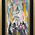 Galata Tower Oil Painting