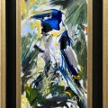 Tropical Bird Oil Painting