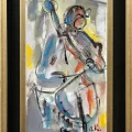 Cello Harmony Oil Painting