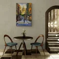 Pearl of the City Galata Tower Oil Painting