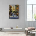 Pearl of the City Galata Tower Oil Painting