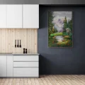 Peaceful Time of the Pine Forest Oil Painting