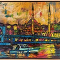 Golden Horn Oil Painting