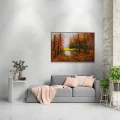 Calm Autumn Landscape Oil Painting