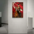Atatürkün Vatan Sevgisi Yağlı Boya Tablosu