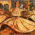 Inner Dance of Whirling Dervishes Oil Painting
