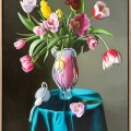 The Magic of Colorful Flowers Oil Painting
