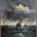 Traces of the Storm Oil Painting