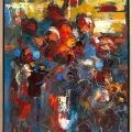 Abstract Rhythmic Harmony Oil Painting Painting