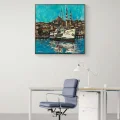 Colorful Bosphorus Landscape Oil Painting