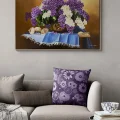 Purple Dreams in a Vase Oil Painting