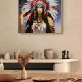 Native American Princess Oil Painting
