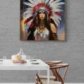 Native American Princess Oil Painting