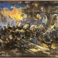 Savaşın Ruhu Yağlı Boya Tablosu