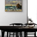 The Sea and Sailboats Oil Painting