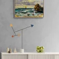 The Sea and Sailboats Oil Painting
