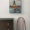 The Colorful Silhouette of Maiden’s Tower Oil Painting