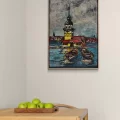 The Colorful Silhouette of Maiden’s Tower Oil Painting