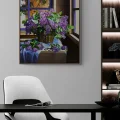 A Basket Full of Lilacs Oil Painting
