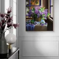 A Basket Full of Lilacs Oil Painting