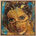 Veiled Woman Oil Painting